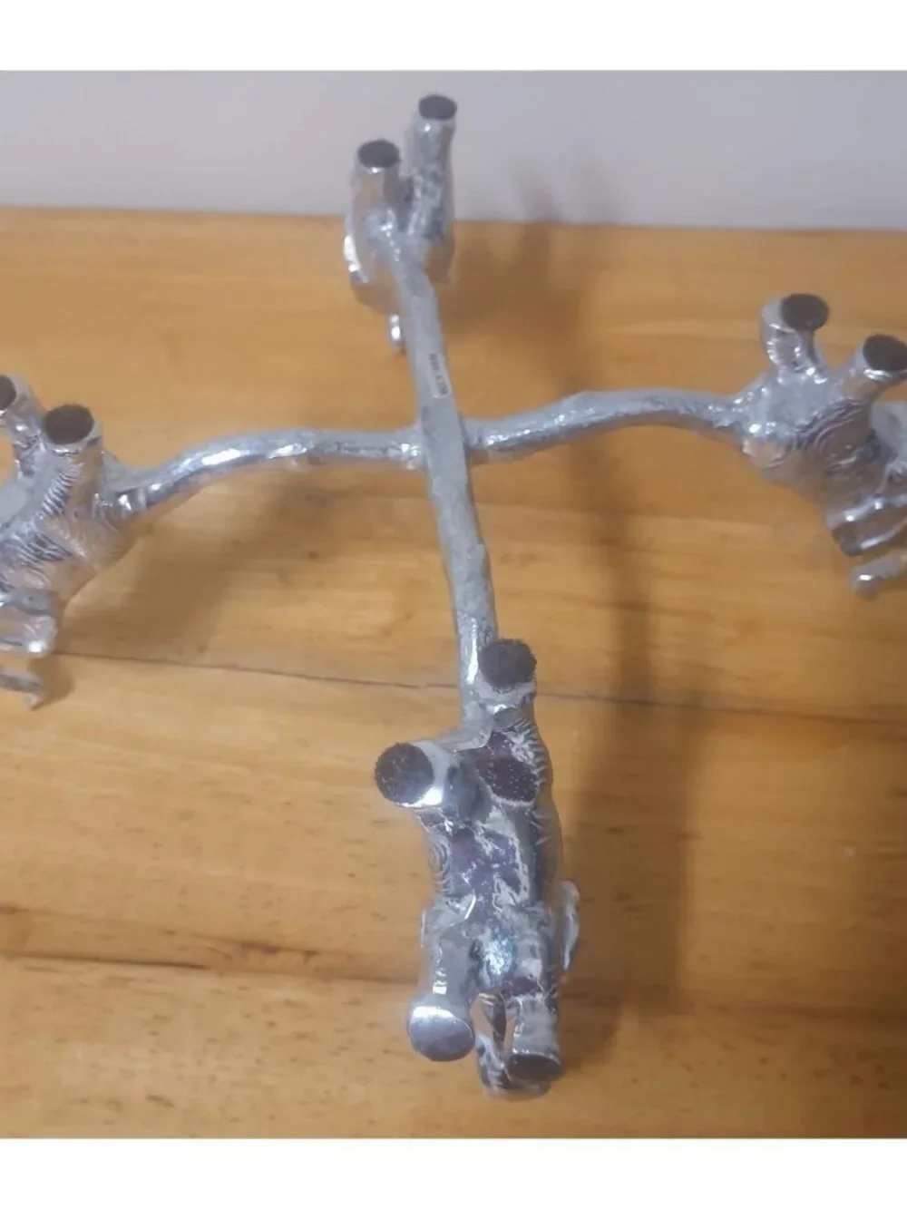 Arthur Court Vintage 2002 Elephant Aluminum Bowl Stand Holder Decor Servewear